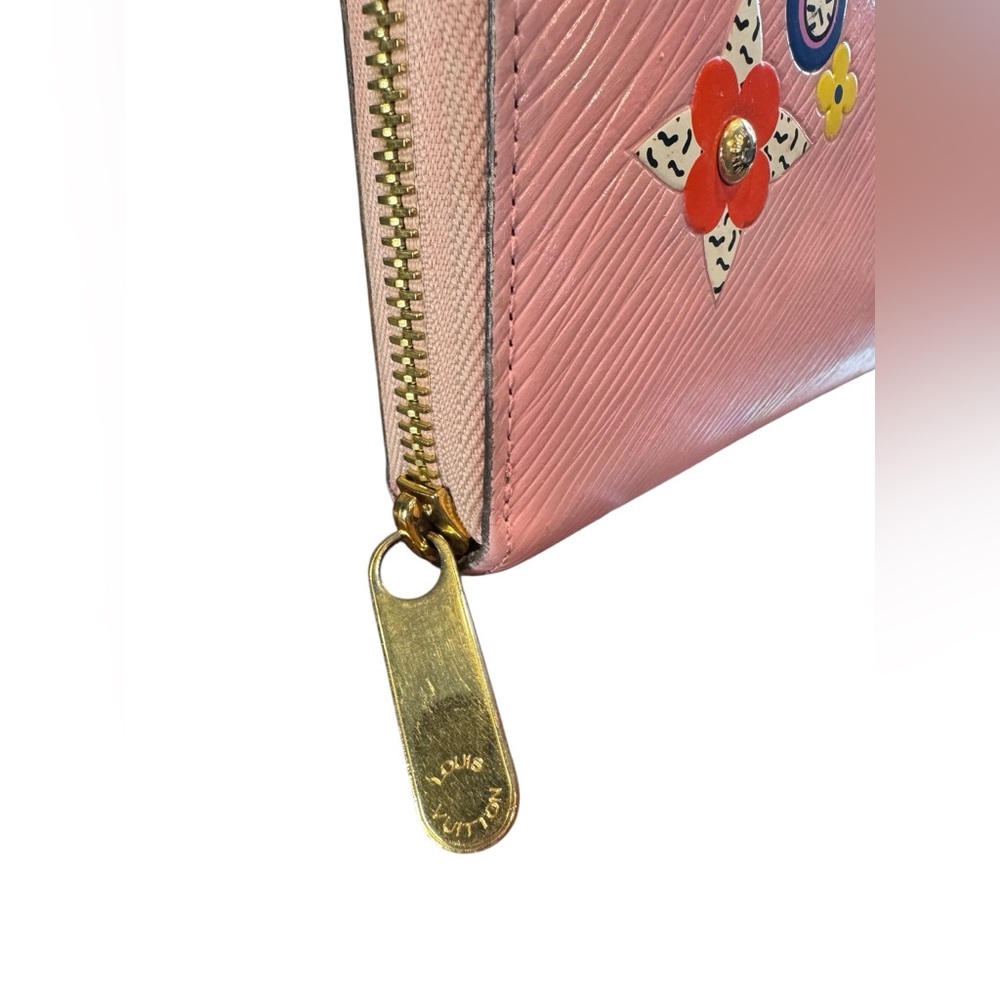 Louis Vuitton Pink Epi Blooming Flowers Zippy Wallet - Picture 2 of 16